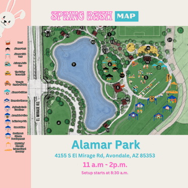 Alamar Park Spring Bash Map